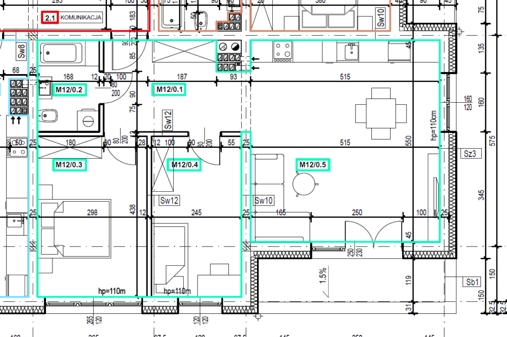 Mieszkanie 3-pok. 64,49 m² | Wykończone, zdjęcie 3